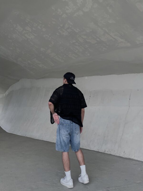 老錢鏤空襯衫：圖片 3